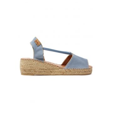 Sandale dama  303680527 - Piele intoarsa - Albastru
