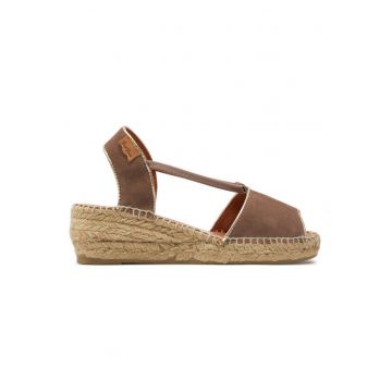 Sandale dama  303680541 - Piele intoarsa - Maro