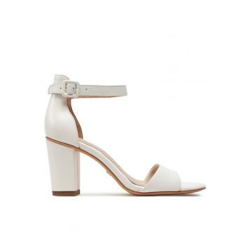 Sandale dama  303736057 - Piele naturala - Alb