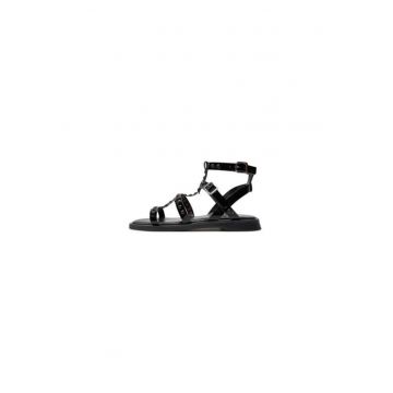 Sandale dama  303908539 - Piele ecologica - Negru