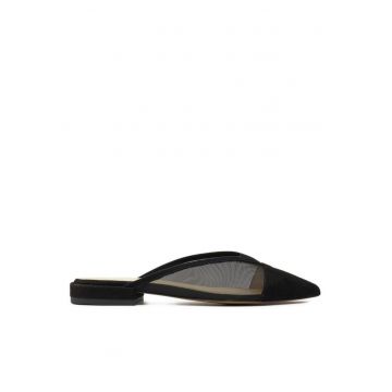 Sandale dama  303970147 - Piele intoarsa/Sintetic - Negru