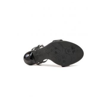 Sandale dama  305288813 - Piele naturala - Negru - Negru