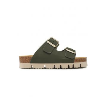 Sandale dama - Brinkman - 30205205937 - Piele naturala/Piele nabuc - Verde