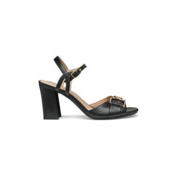 Sandale dama  Piele naturala - Negru - Negru