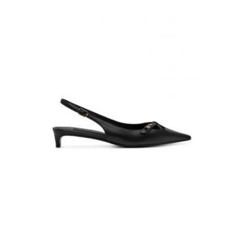 Sandale dama  Piele naturala - Negru - Negru