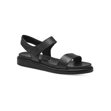 Sandale dama -  Piele naturala/Sintetic - Negru - Negru