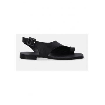 Sandale de piele cu bareta pe deget