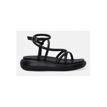 Sandale de piele cu talpa ergonomica