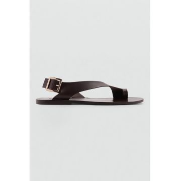 Sandale de piele cu talpa joasa