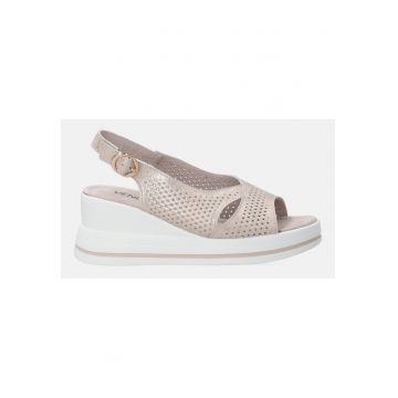 Sandale din piele cu perforatii