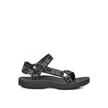 Sandale Femei Teva Winsted Archive Floral Black Grey