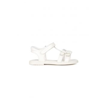 Sandale fete -  J Sandal Karly Girl White - Piele ecologica - Alb