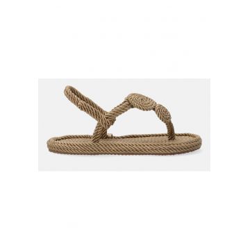 Sandale impletite din material textil