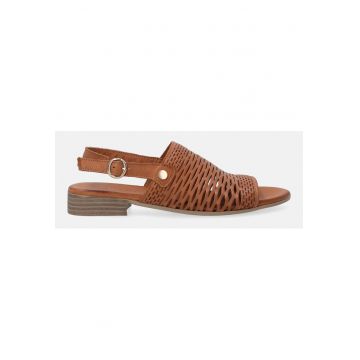 Sandale slingback din piele naturala