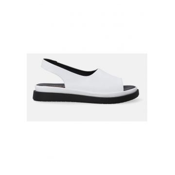 Sandale slingback din piele