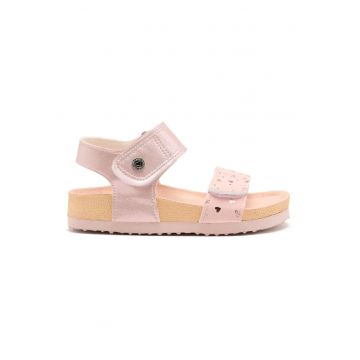 Sandale cu inchidere velcro Jamaica - Roz