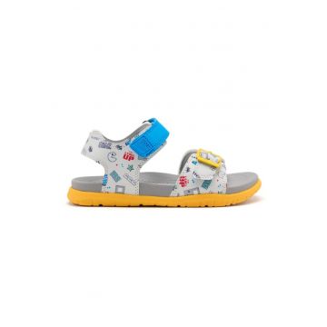 Sandale cu inchidere velcro si model grafic Bremen - Multicolor
