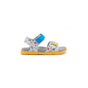 Sandale cu inchidere velcro si model grafic Bremen