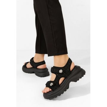 Sandale cu platformă Waneta negre