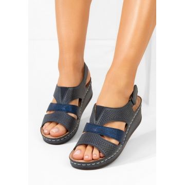Sandale cu talpa ortopedica Brenita navy