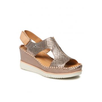 Sandale dama -  301913580 - Gri - Piele intoarsa