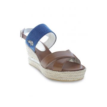 Sandale dama -  302822157 - Piele ecologica - Maro