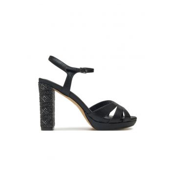 Sandale dama  304505133 - Textil - Negru - Negru