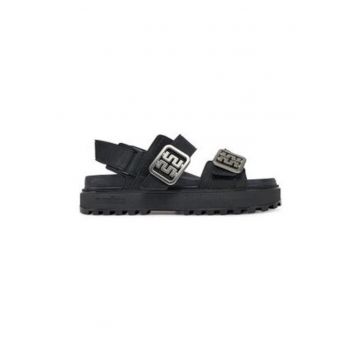 Sandale dama  304872785 - Sintetic - Negru - Negru