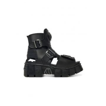 Sandale dama  305271587 - Piele ecologica - Negru - Negru