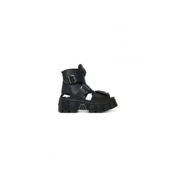 Sandale dama  305271587 - Piele ecologica - Negru