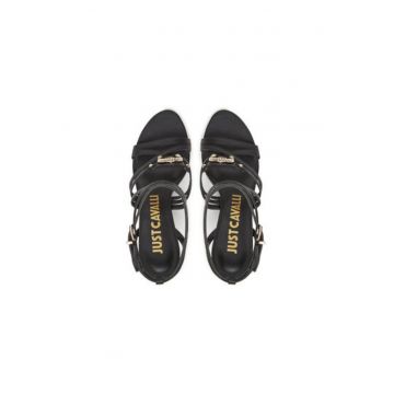 Sandale dama - 78RA3S34 ZS984 -  Piele ecologica - Negru