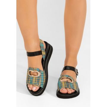Sandale dama Ecaterina multicolore