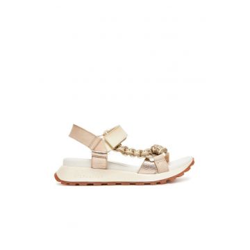 Sandale dama - HV253898 -  Piele naturala - Bej - Bej