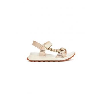 Sandale dama - HV253898 -  Piele naturala - Bej