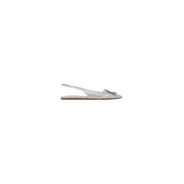 Sandale dama  Textil - Argintiu