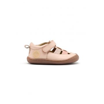 Sandale din piele cu inchidere velcro