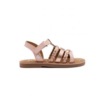 Sandale din piele - Roz