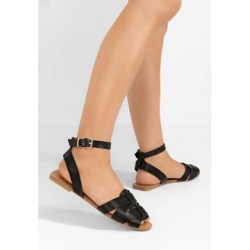Sandale fara toc Carysa negre