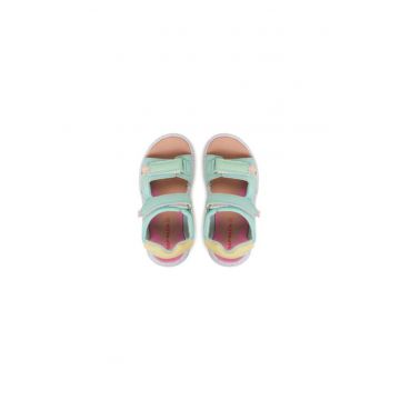 Sandale fete - 252878 -  Piele naturala - Verde