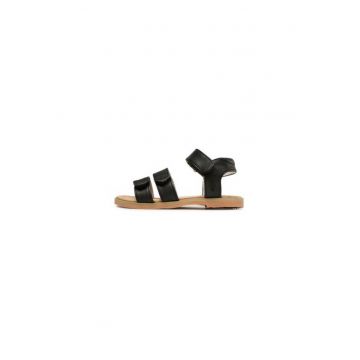 Sandale fete  302545117 - Piele naturala - Negru