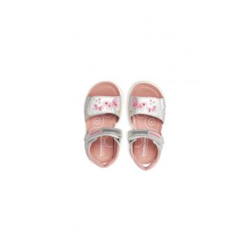 Sandale fete  305252296 - Piele naturala - Argintiu