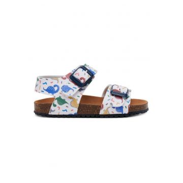 Sandale baieti  305249432 - Piele ecologica - Alb - Alb