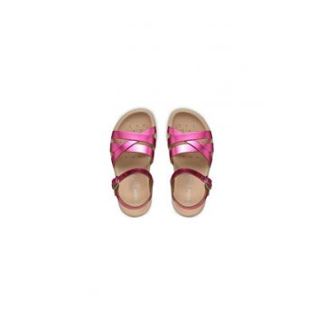 Sandale copii -  piele naturala - roz -