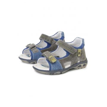 Sandale cu Scai Baieti -  Usoare - Inchise la Spate - Gri - AC290-7010 - Gri