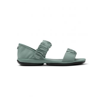 Sandale cu talpa plata Right Nina - Verde pal