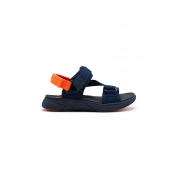 Sandale cu talpa plata si inchidere velcro