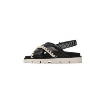 Sandale dama  302660896 - Piele naturala - Negru - Negru