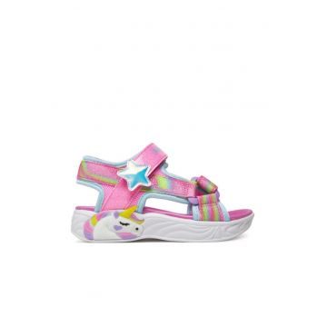 Sandale dama - 303107L -  Piele ecologica - Roz