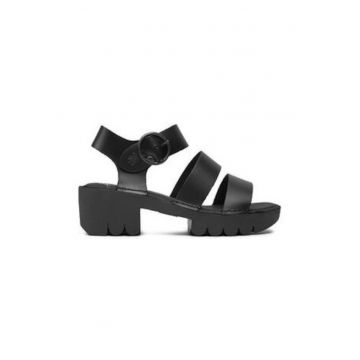 Sandale dama  303683566 - Piele naturala - Negru - Negru