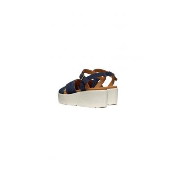 Sandale dama  304621956 - Piele naturala - Albastru